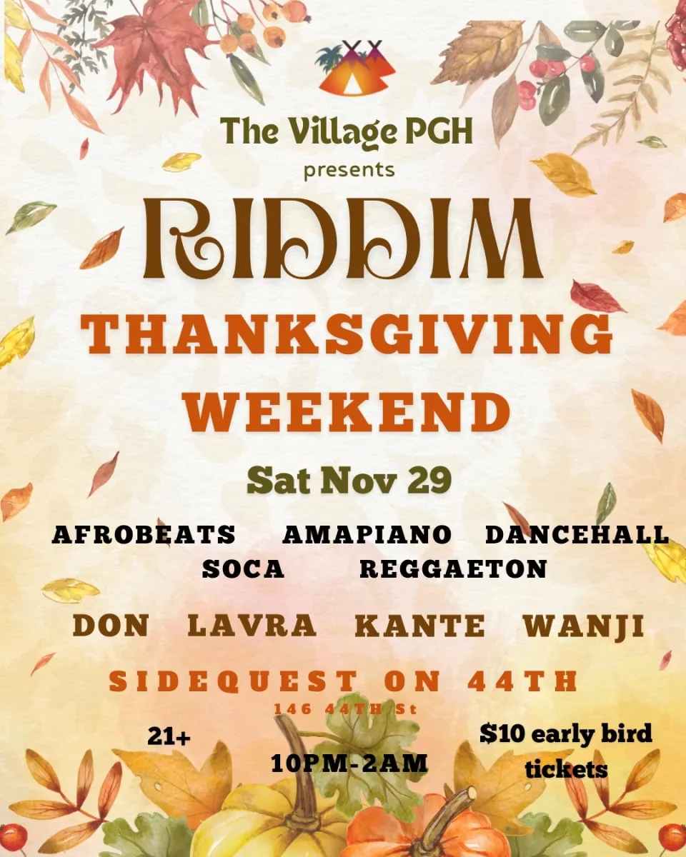 Riddim: Thanksgiving Weekend @ Side Quest