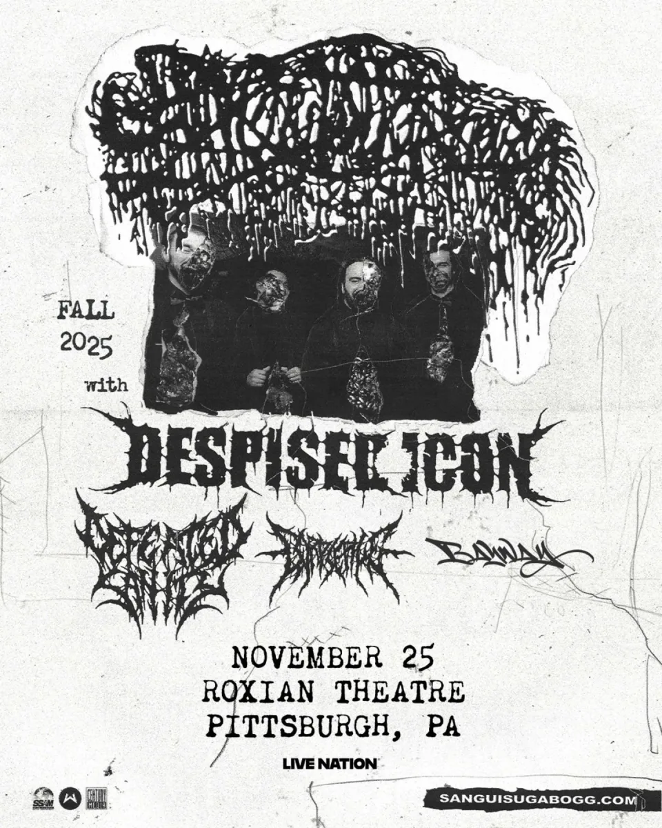 Sanguisugabogg, Despised Icon, Defeated Sanity, Bayway NJ, and Corpse Pile. @ Roxian Theater