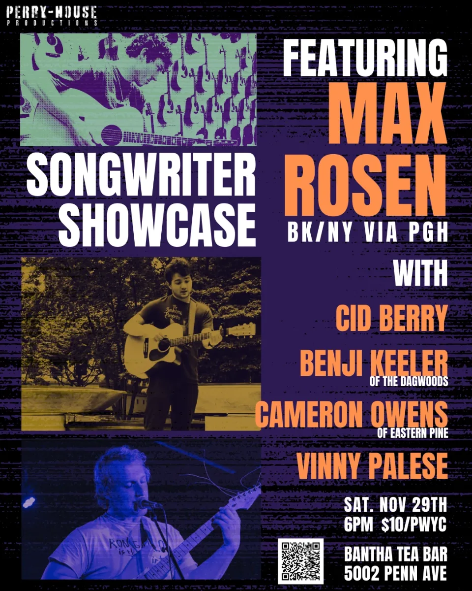 SONGWRITER SHOWCASE at BANTHA - Featuring MAX ROSEN, w/ CID BERRY, CAMERON OWENS, BENJI KEELER, VINNY PALESE @ Bantha Tea Bar