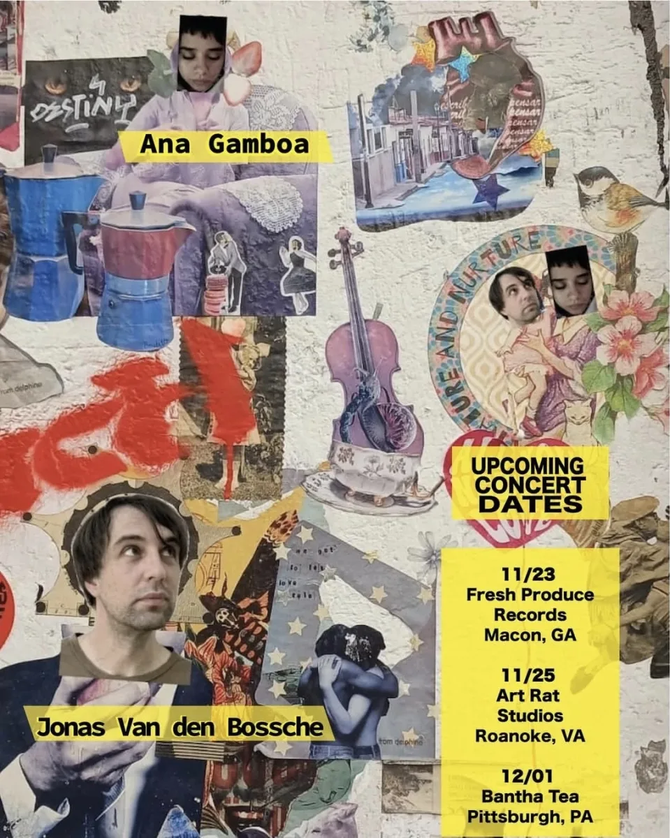 OIL: Jonas Van den Bossche & Ana Gamboa open for Open Improv Lab @ Bantha Tea Bar
