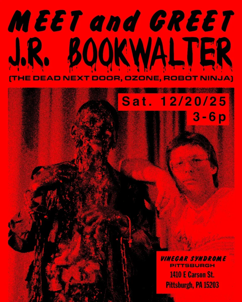 Meet and Greet: J.R. Bookwalter @ Vinegar Syndrome Pittsburgh