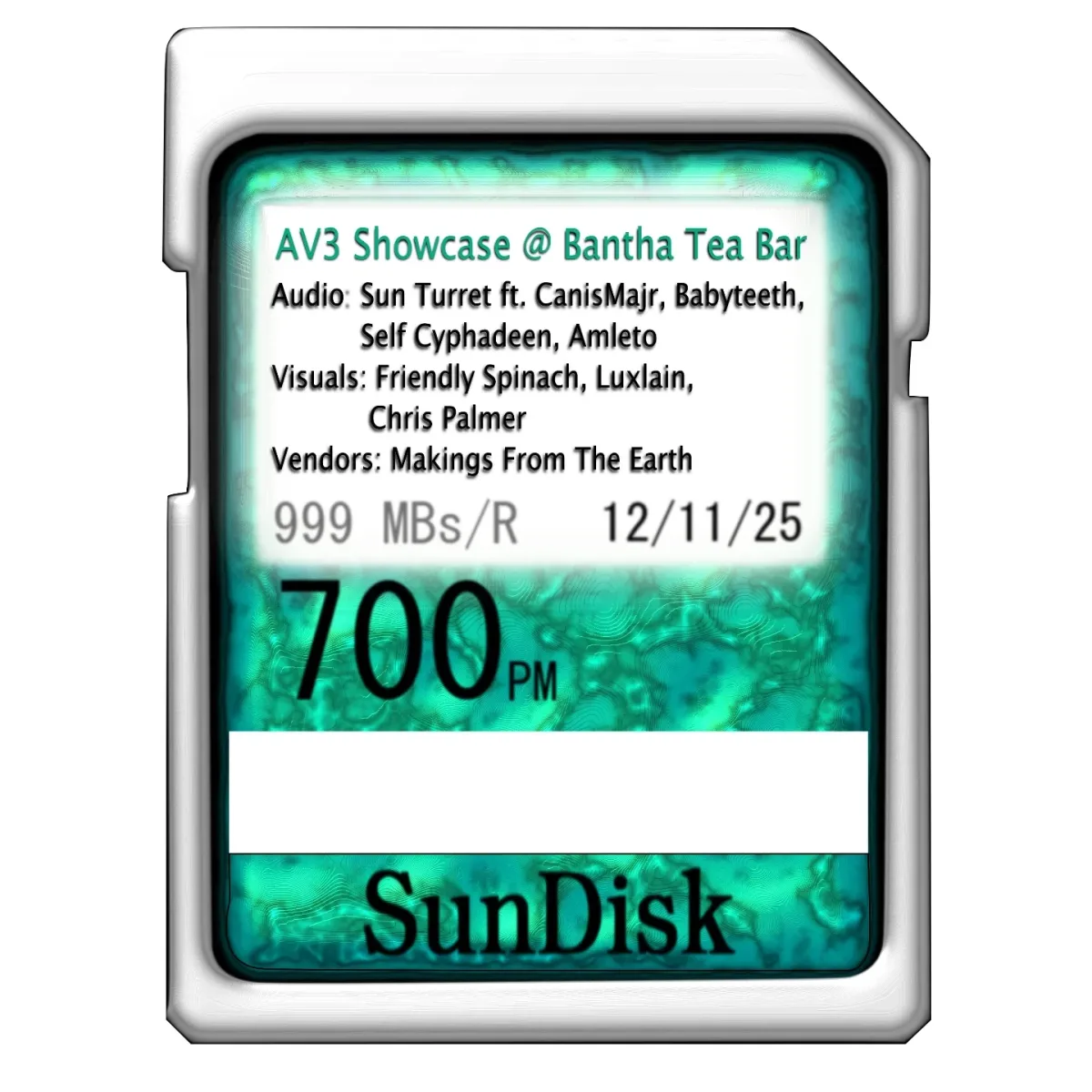 AV3 Showcase @ Bantha Tea Bar