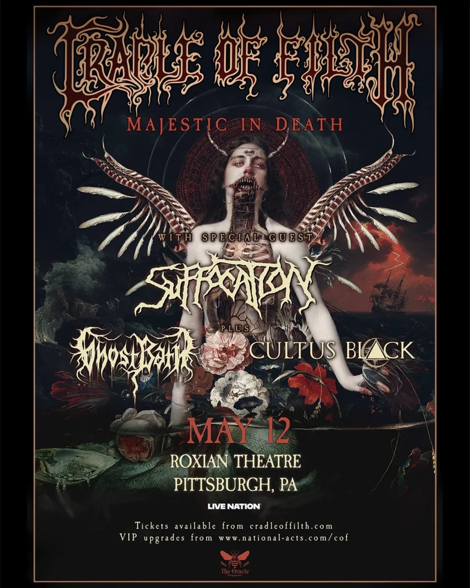 Cradle of Filth: Majestic in Death Tour @ Roxian Theater