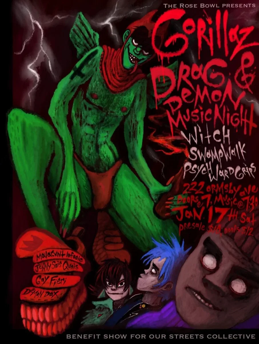 Gorillaz Drag & Demon Music Night @ 222 Ormsby