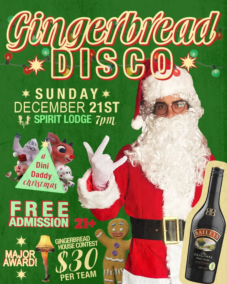 Gingerbread Disco: A Dini Daddy Christmas @ Spirit