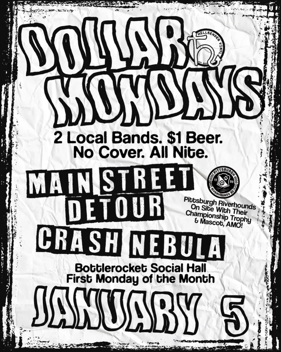 Dollar Mondays: Main Street Detour + Crash Nebula @ Bottlerocket Social Hall