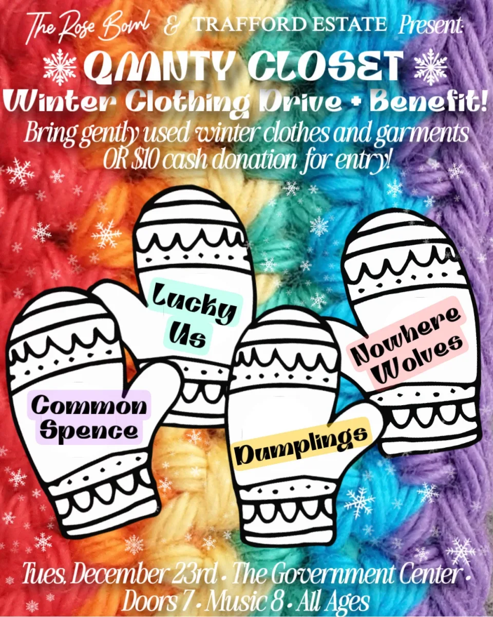 QMMTY CLOSET Winter Clothing Drive + Benefit @ The Government Center