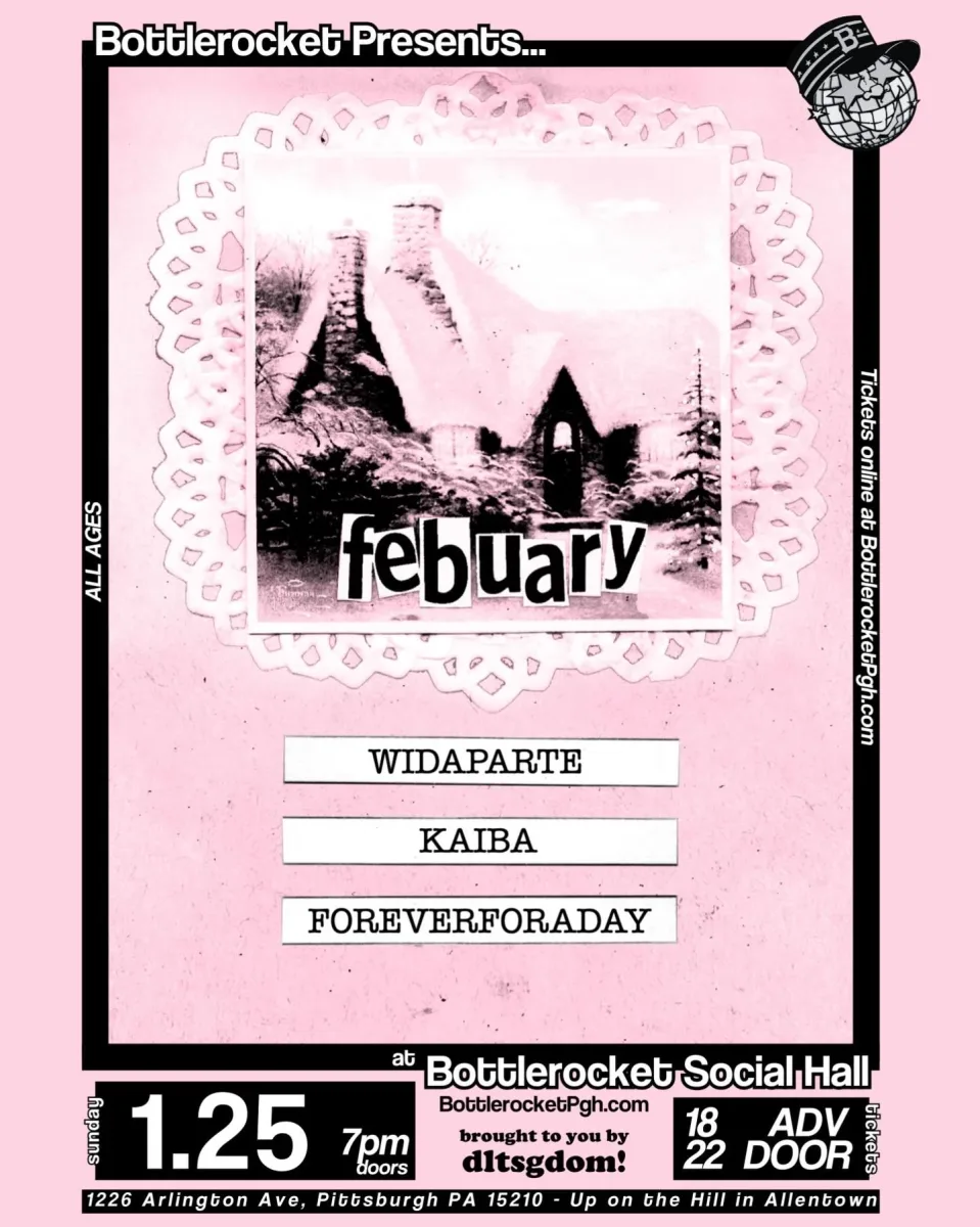 February / Widaparte / Kaiba / Foreverforaday @ Bottlerocket Social Hall