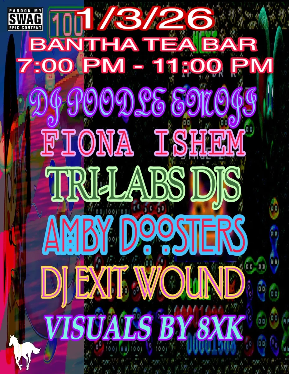 DJ Poodle Emoji, Fiona Ishem, Tri-Labs DJs, Amby Doosters, DJ Exit Wound @ Bantha Tea Bar