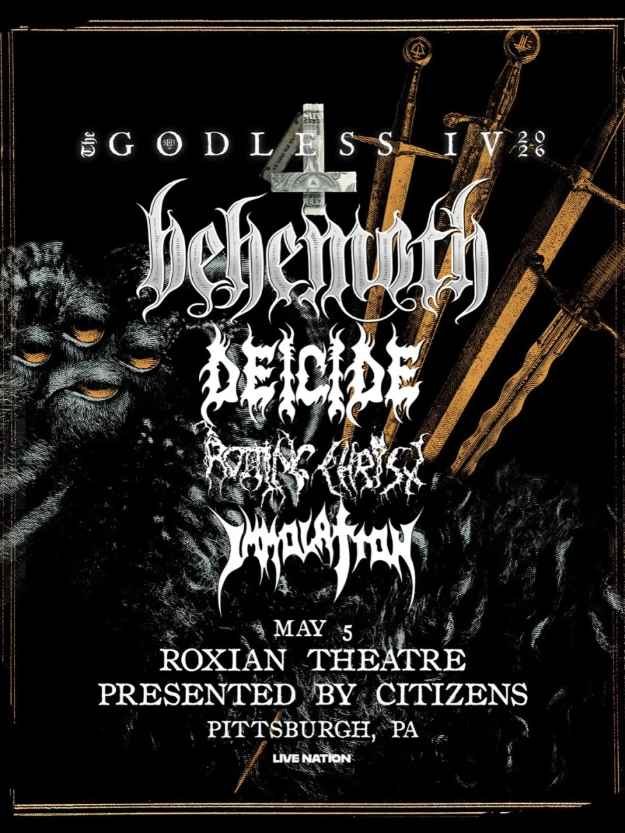 The Godless 4 Tour: Behemoth, Deicide, Rotting Christ, Immolation @ Roxian Theater