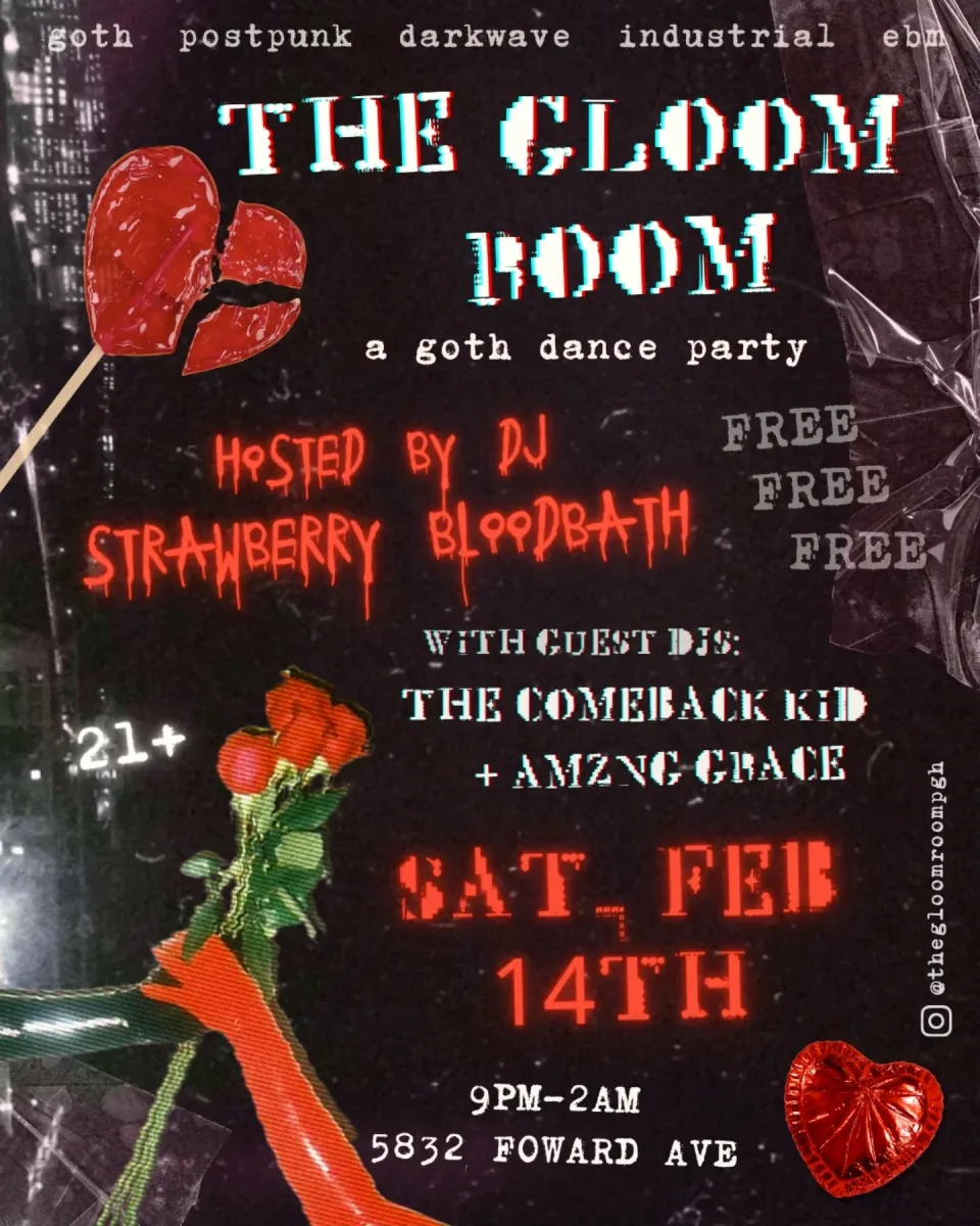 The Gloom Room: Valentine's Goth Dance Party @ Squirrel Hill Sports Bar