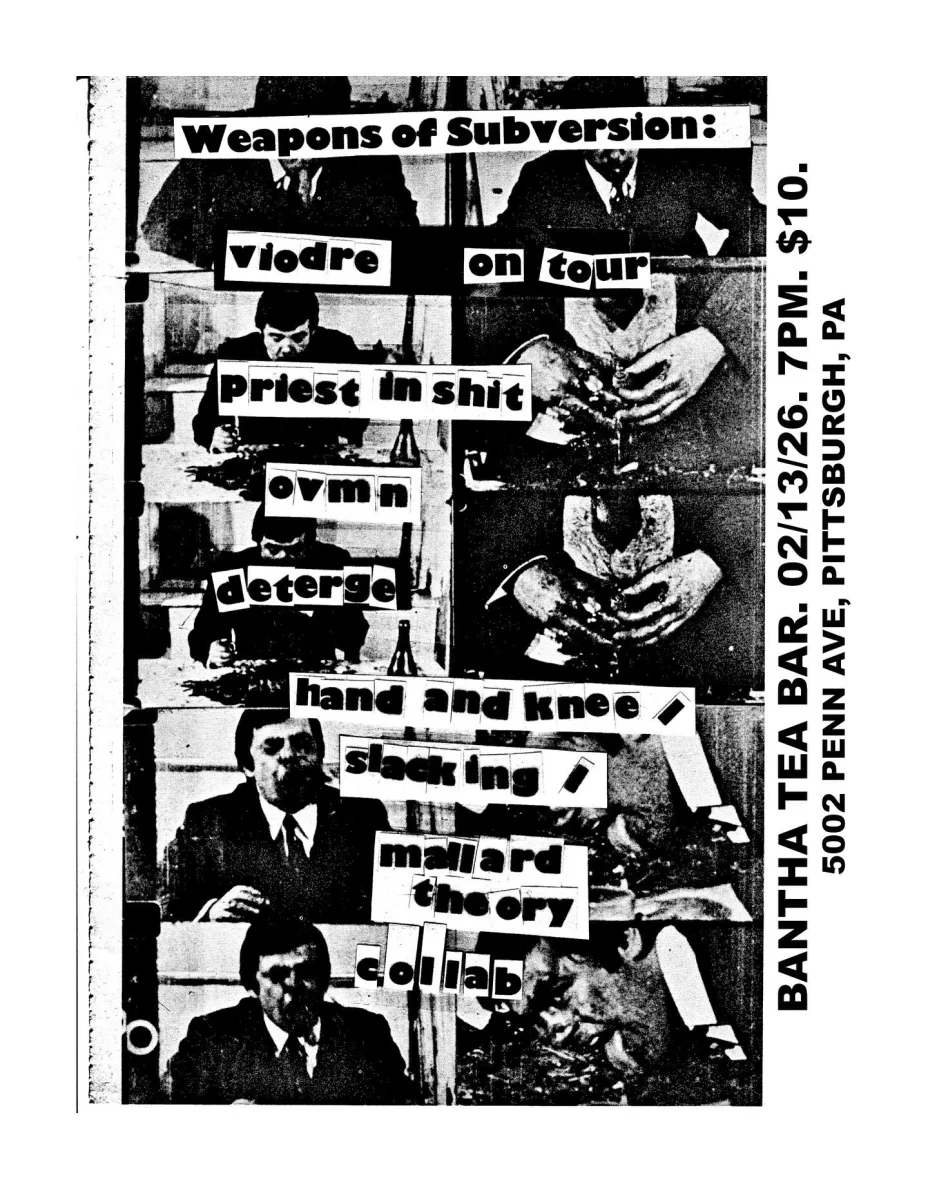 Weapons of Subversion: Viodre on Tour + More @ Bantha Tea Bar