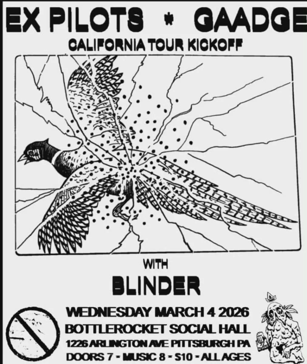 Ex Pilots & Gaadge: California Tour Kickoff @ Bottlerocket Social Hall
