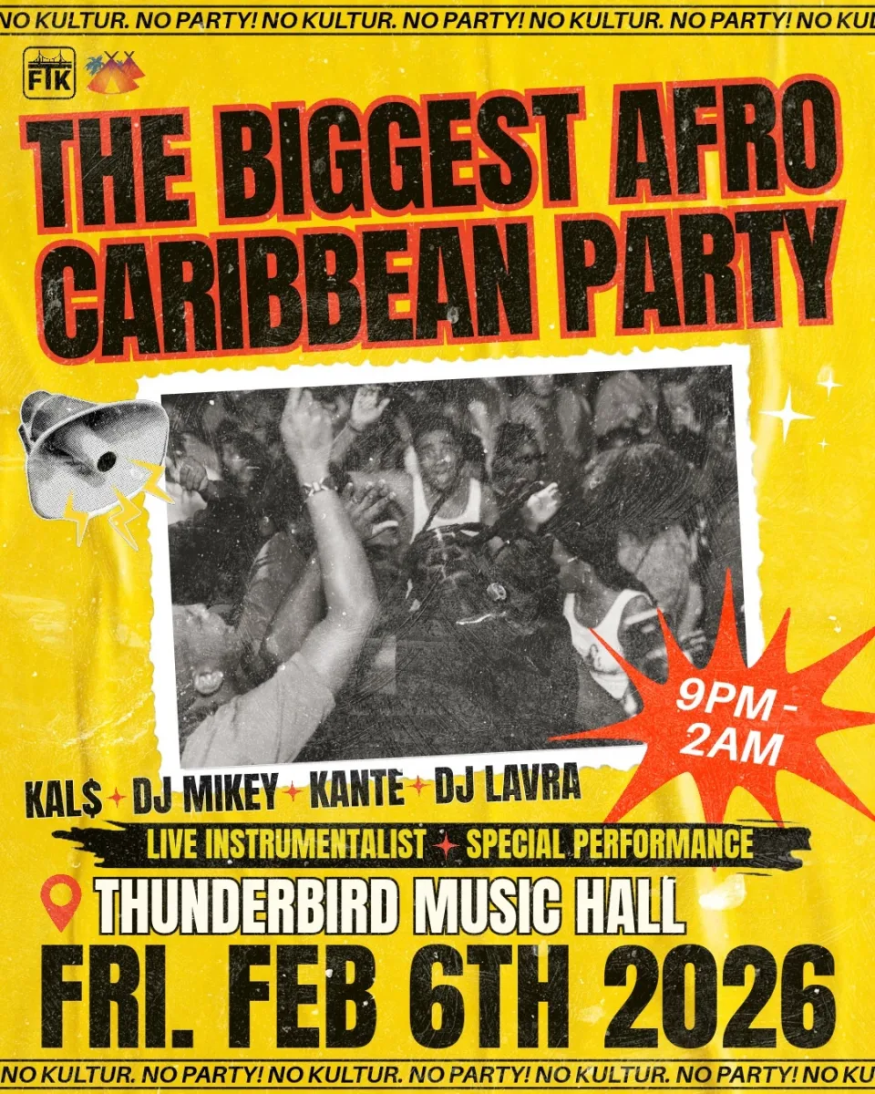The Biggest Afro Caribbean Party @ Thunderbird