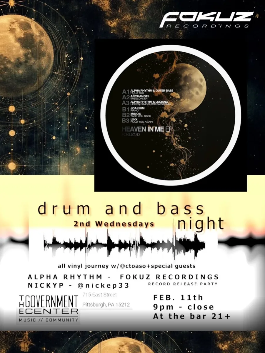 Drum & Bass Night: Alpha Rhythm Record Release Party @ The Government Center