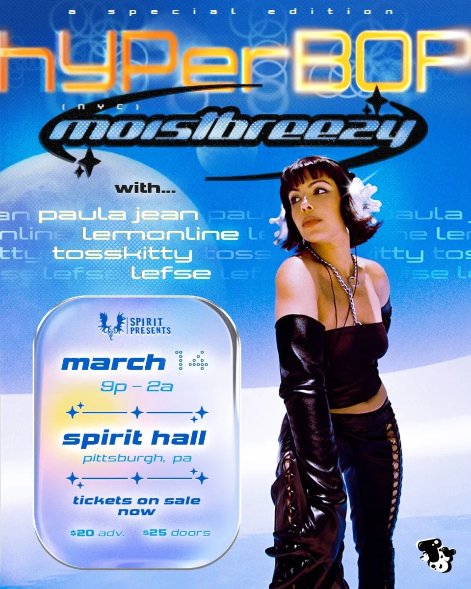 HyperBop: Moistbreezy + Paula Jean, Lennonline, Tosskitty, Lefse @ Spirit