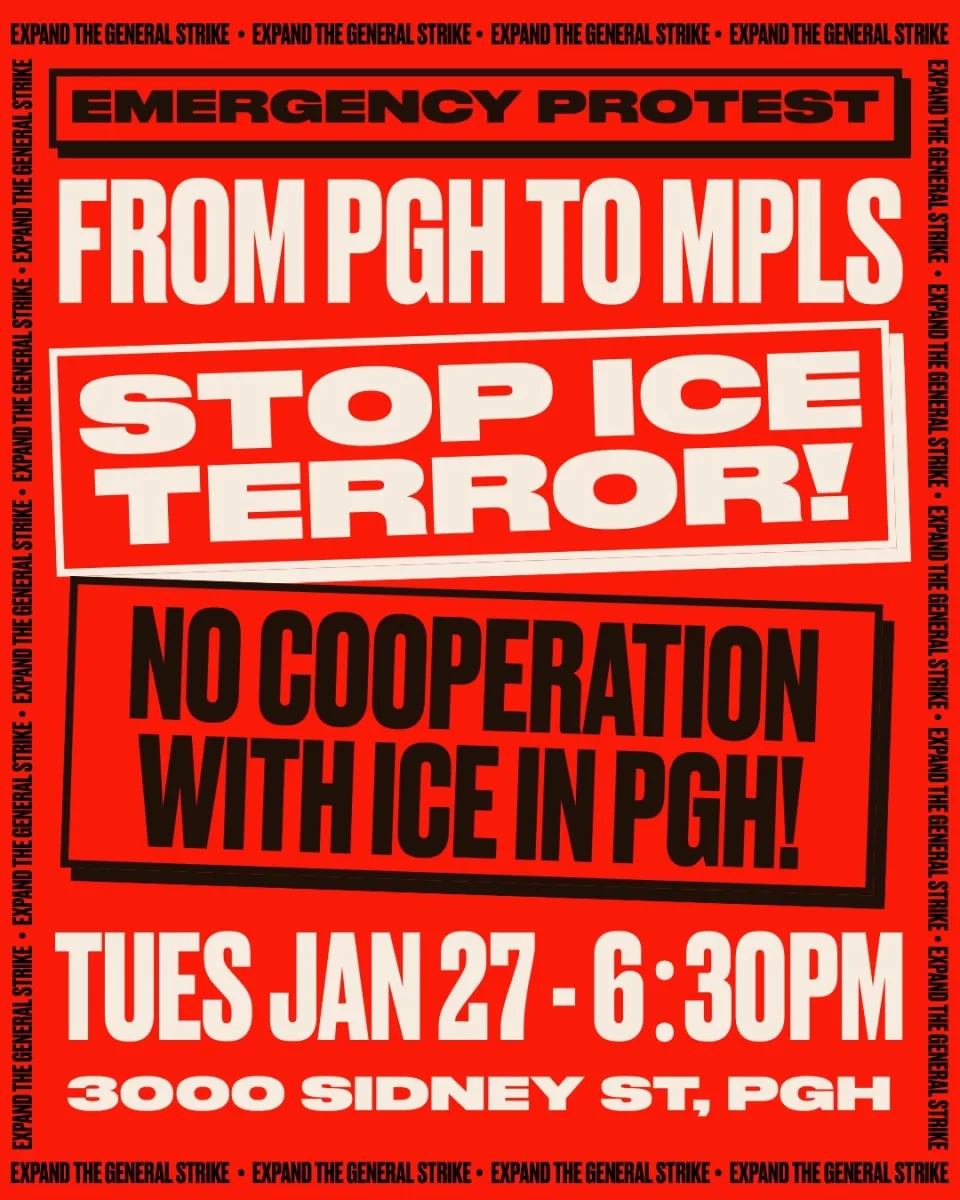 Emergency Protest: From PGH to MPLS - Stop ICE Terror @ 