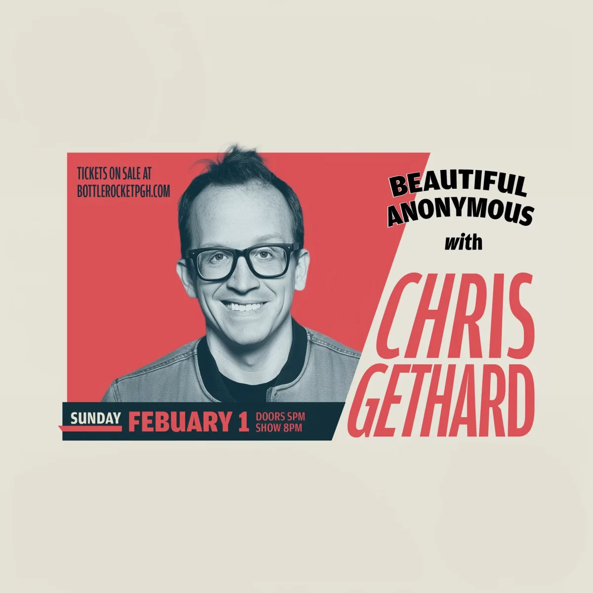 Chris Gethard's Beautiful/Anonymous @ Bottlerocket Social Hall