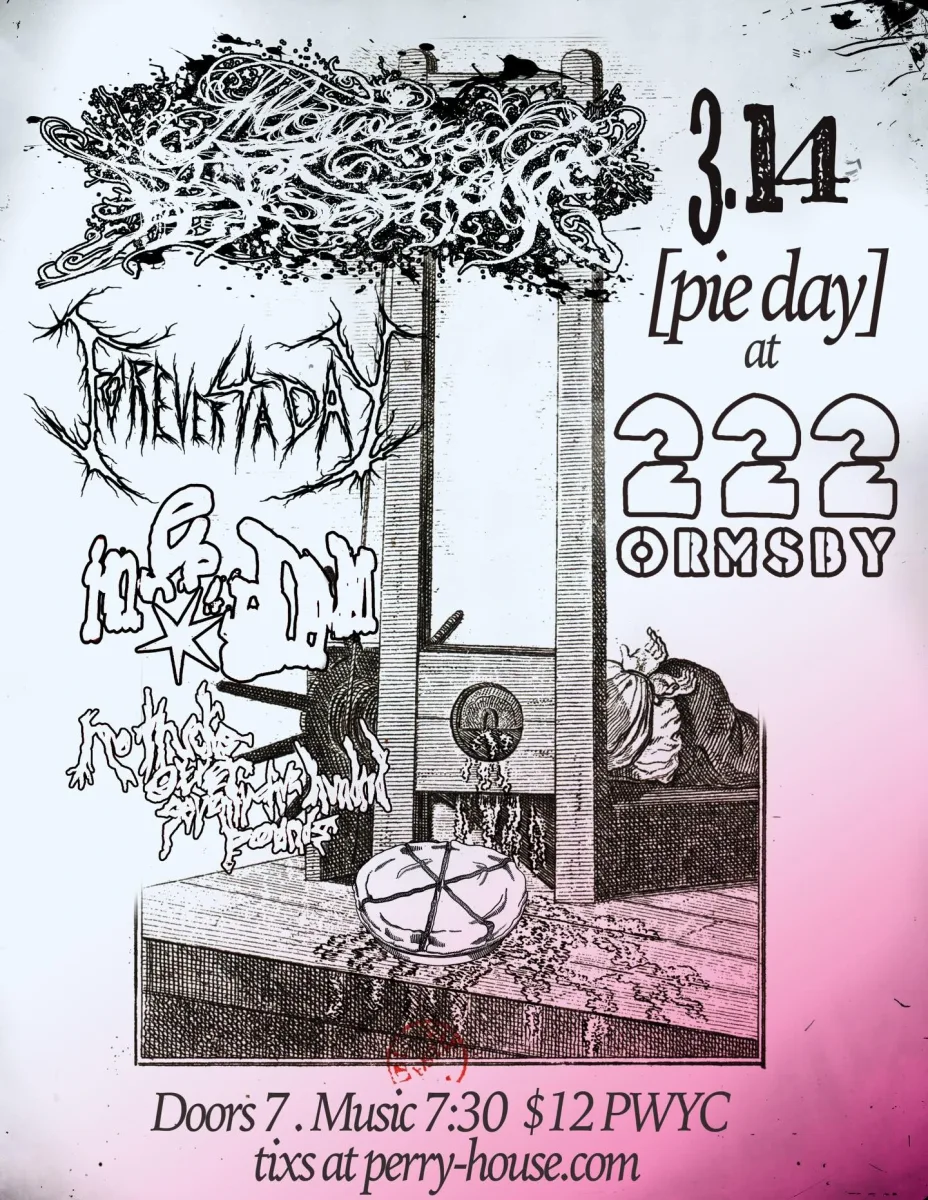 Pi(e) Day Screamo Rager at 222 Ormsby @ 222 Ormsby