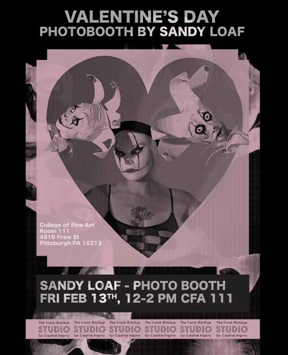 Valentine's Day Photobooth by Sandy Loaf @ CMU College of Fine Arts