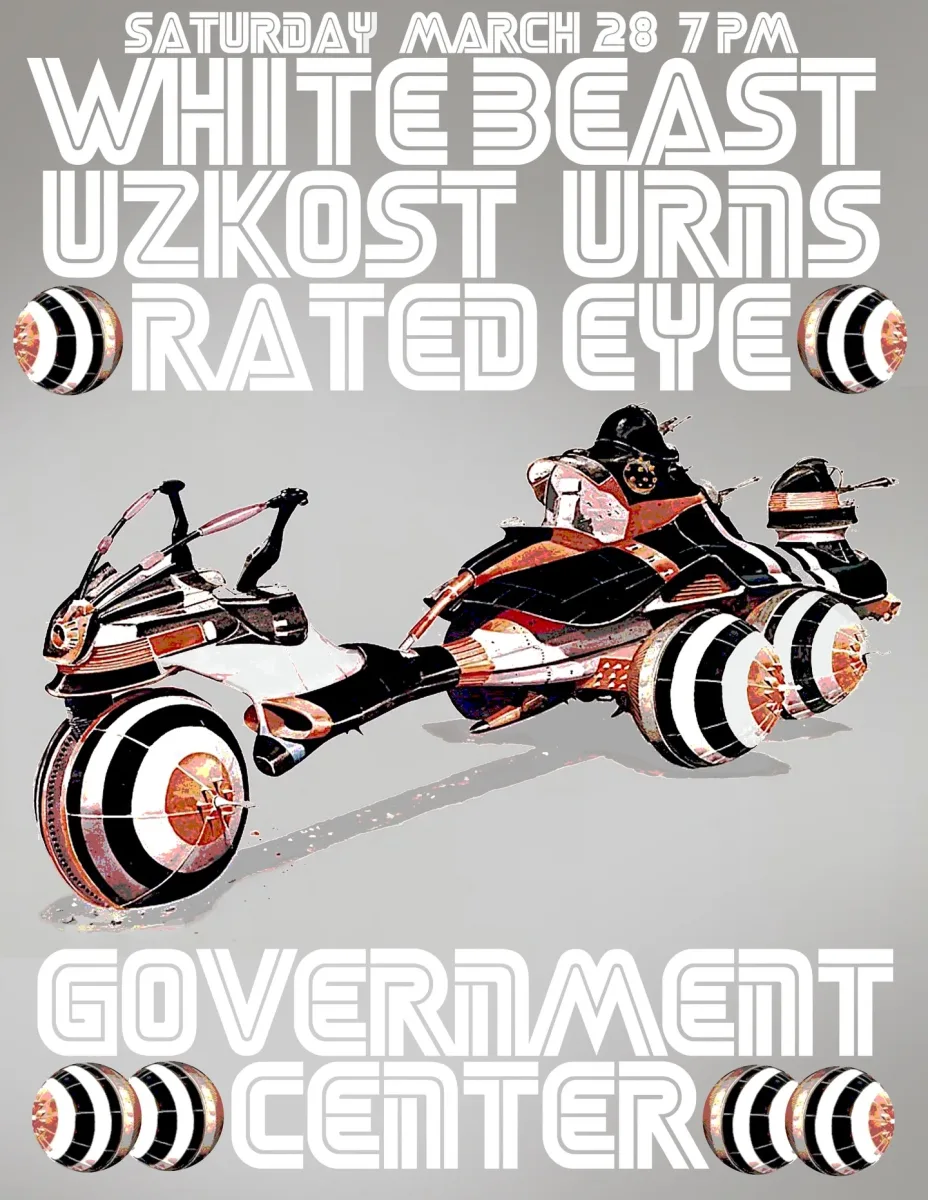 White Beast, Uzkost, Urns, Rated Eye @ The Government Center