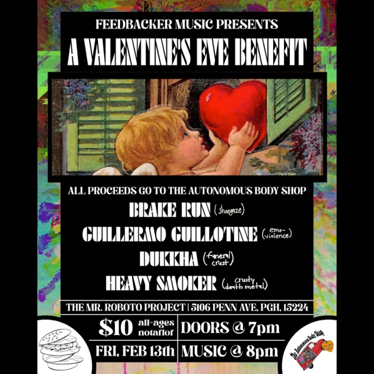 A Valentines Eve Benefit @ Roboto Project