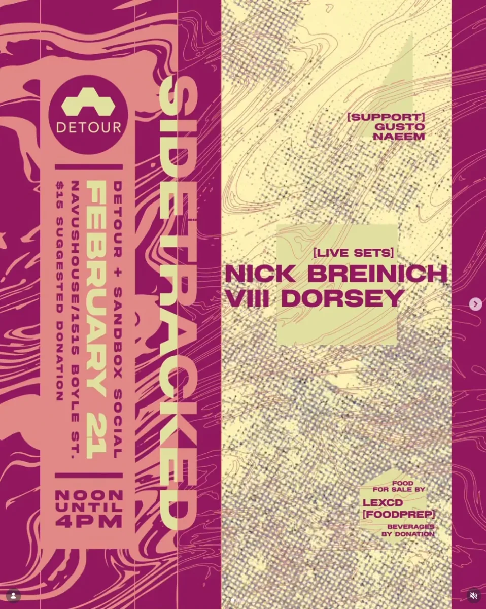 Sidetracked: Detour x Sandbox Social Day Party @ Navushouse