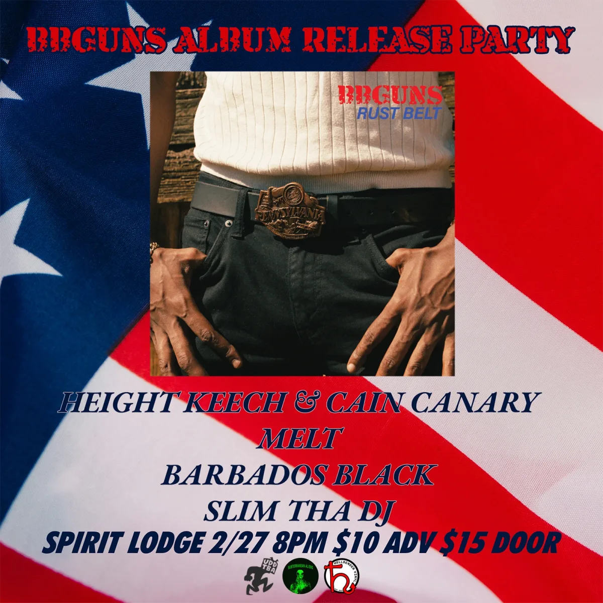 BBGUNS Rust Belt Album Release Party @ Spirit