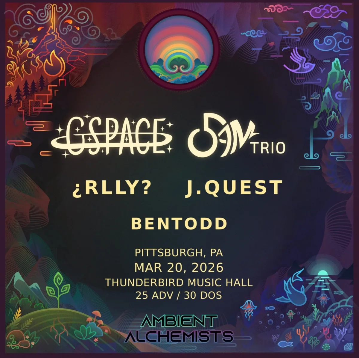 Esoterra Tour: G-Space & 5AM Trio @ Thunderbird