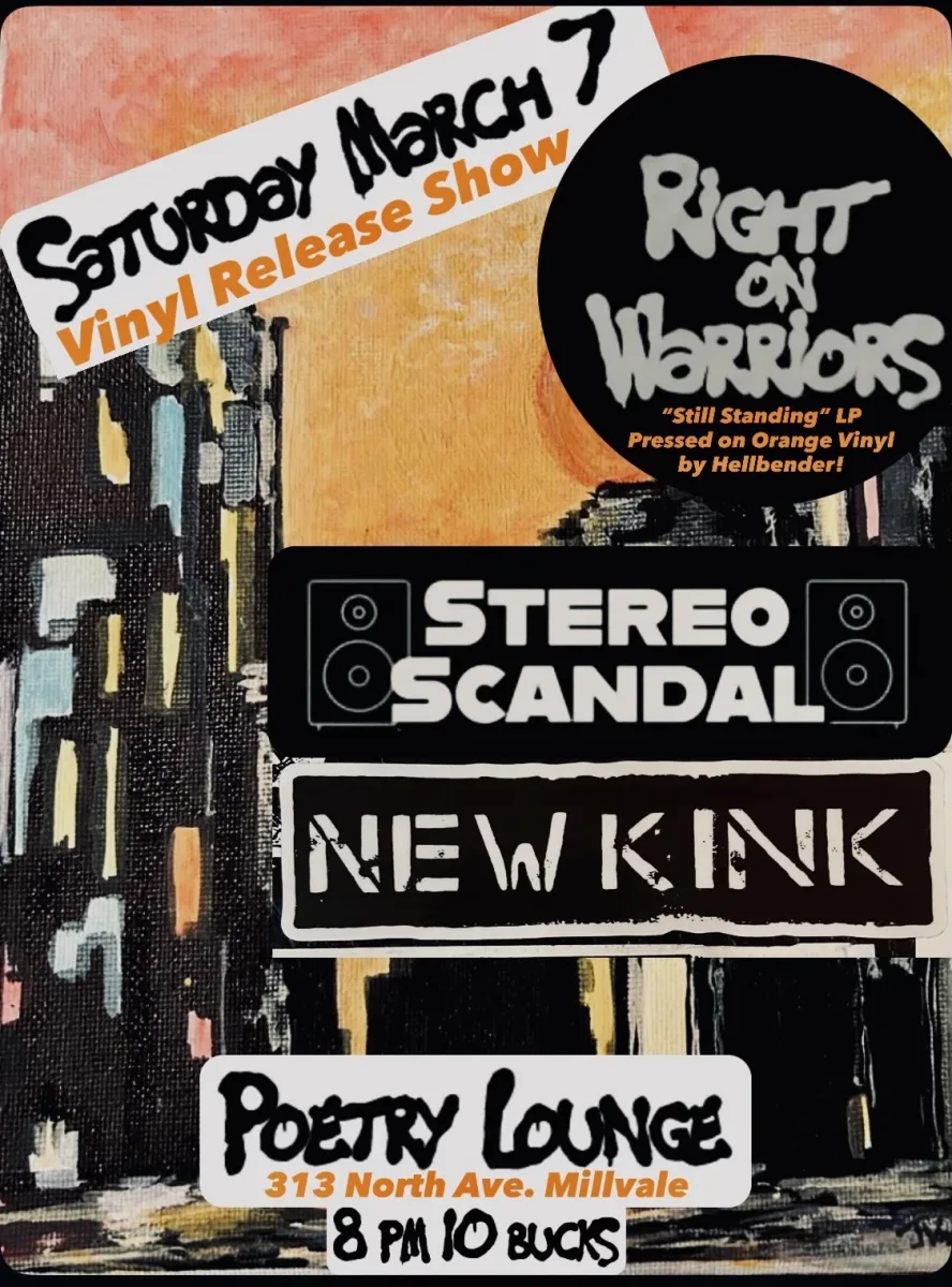 Right on Warriors, Stereo Scandal, New Kink @ Poetry Lounge