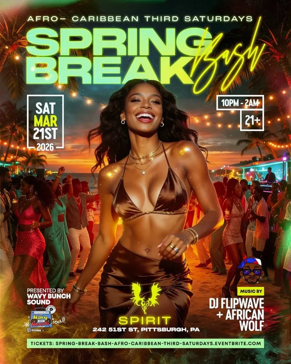 Afro-Caribbean Third Saturdays: Spring Break Bash @ Spirit