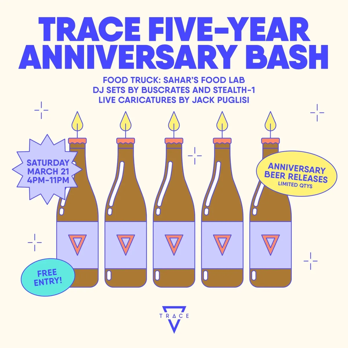 Trace Five-Year Anniversary Bash @ Trace Brewing