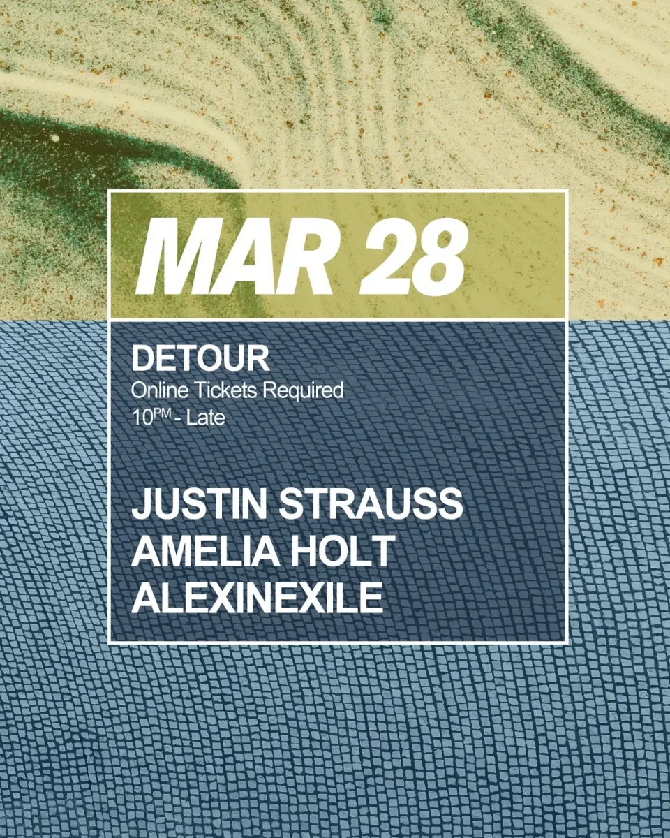 Detour: Justin Strauss, Amelia Holt, AlexinExile @ New Hot Mass