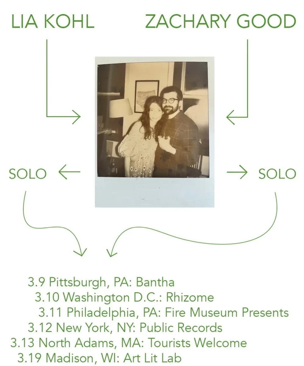 Zach Good & Lia Khol open for Open Improv Lab @ Bantha Tea Bar
