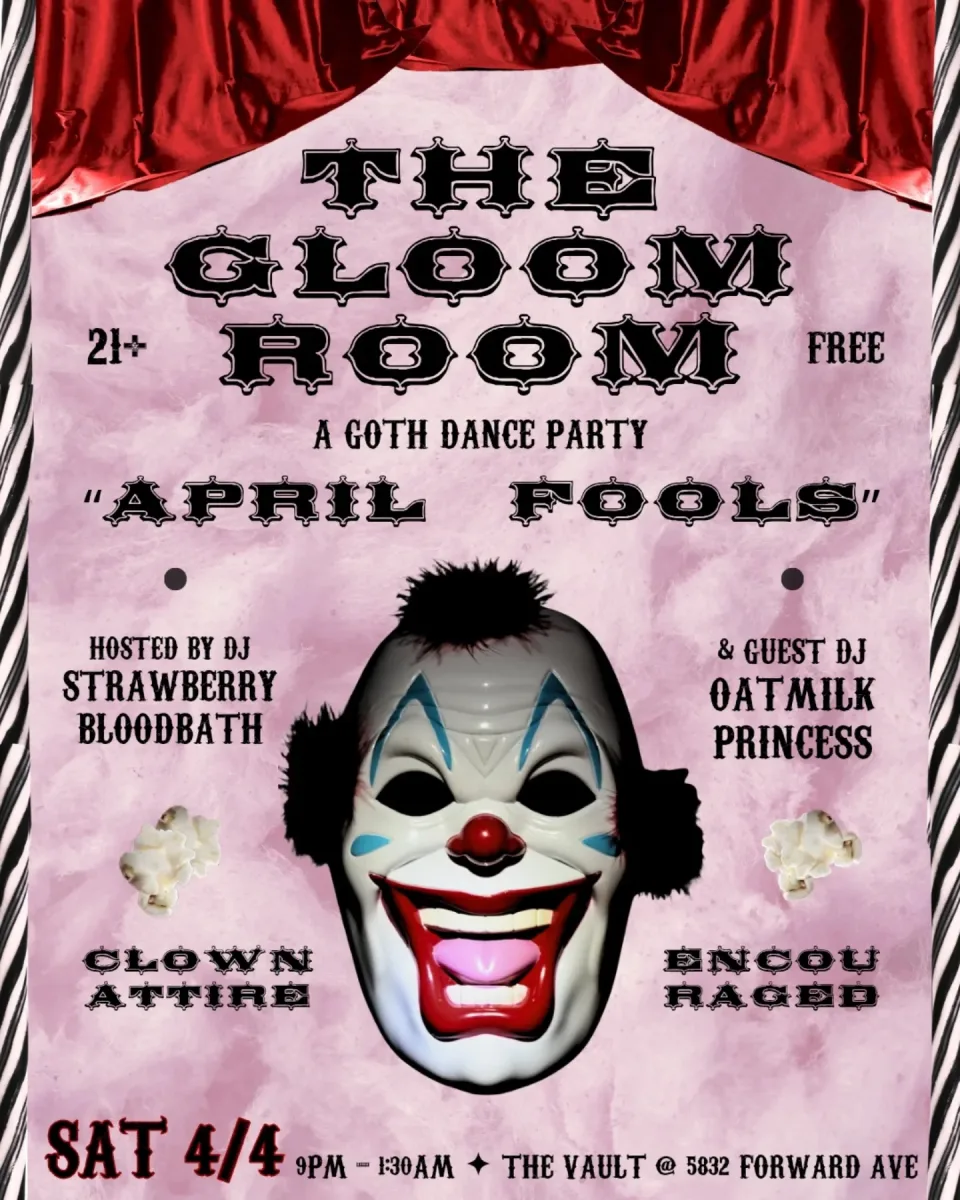 The Gloom Room: “April Fools” @ Squirrel Hill Sports Bar