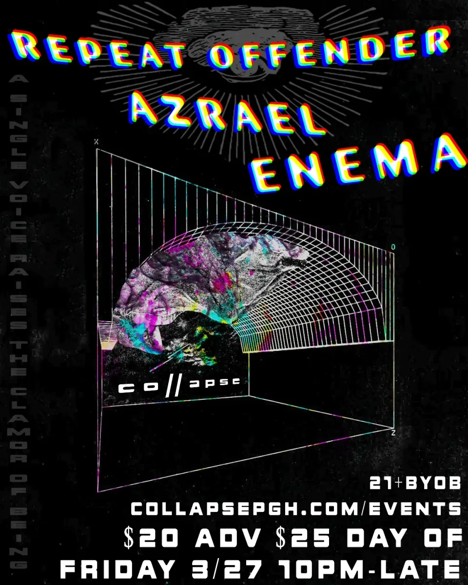 Repeat Offender, Azrael, Enema at Collapse @ Gallery AFK