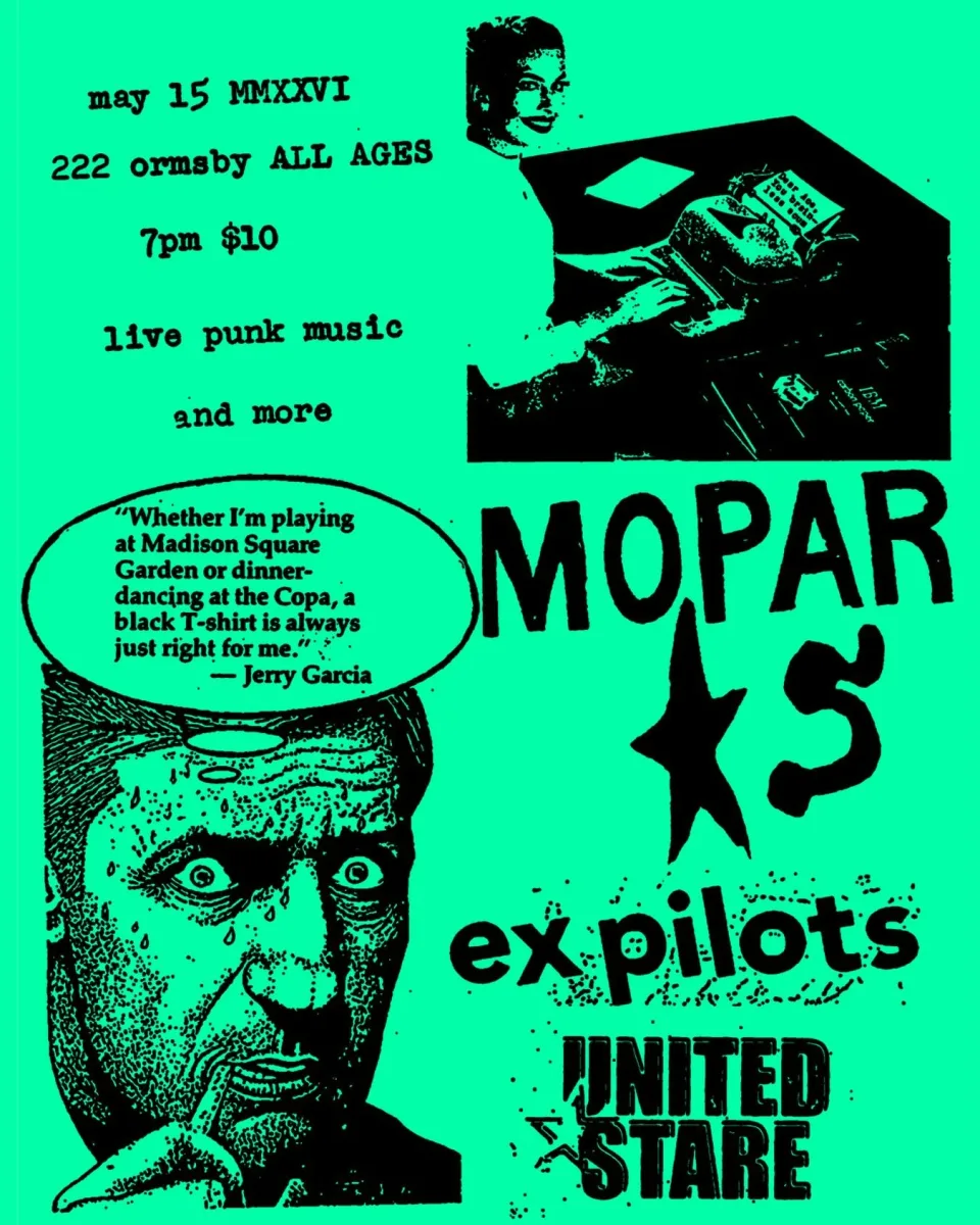 Mopar / Ex Pilots / United Stare @ 222 Ormsby