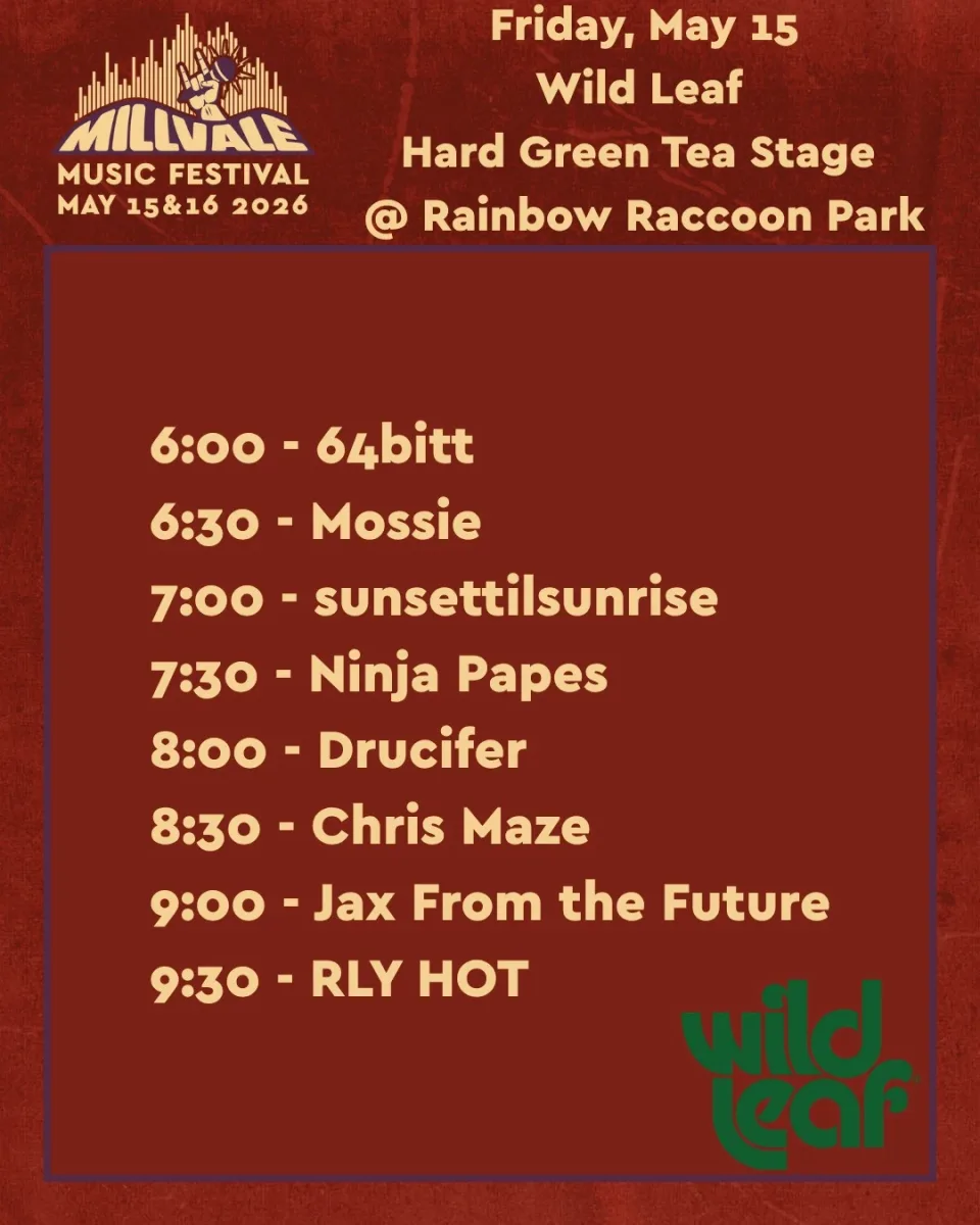 Millvale Music Festival 2026 – Wild Leaf Hard Green Tea Stage @ Rainbow Raccoon Park