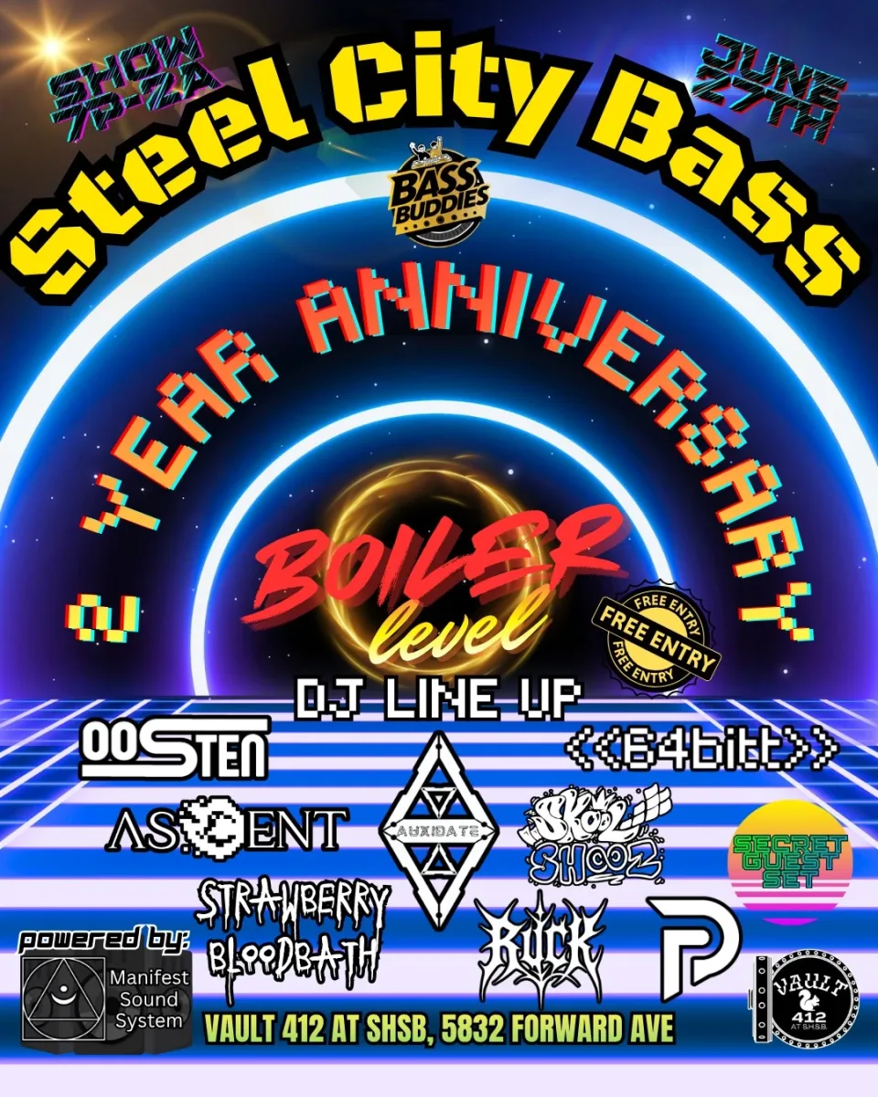 Steel City Bass 2 Year Anniversary @ Squirrel Hill Sports Bar
