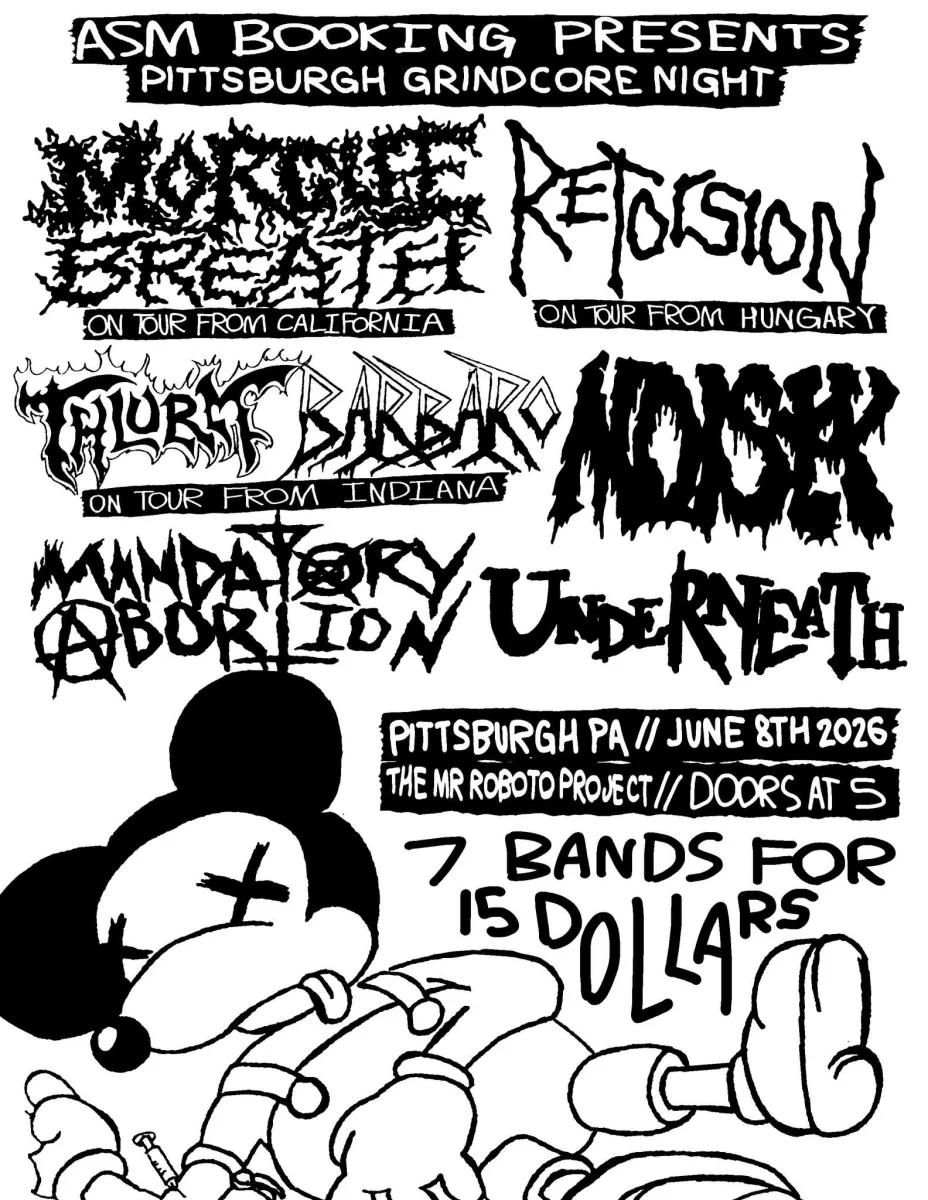 Pittsburgh Grindcore Night w/ Morgue Breath, Retorsion, Thlurm Barbaro, Moisty, Mandatory Abortion, Underneath @ Roboto Project