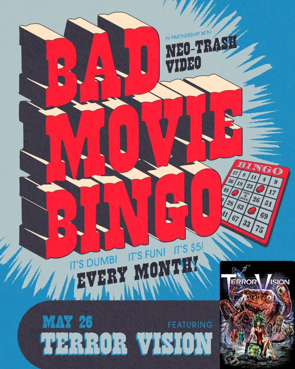 Bad Movie Bingo: Terror Vision @ Bottlerocket Social Hall