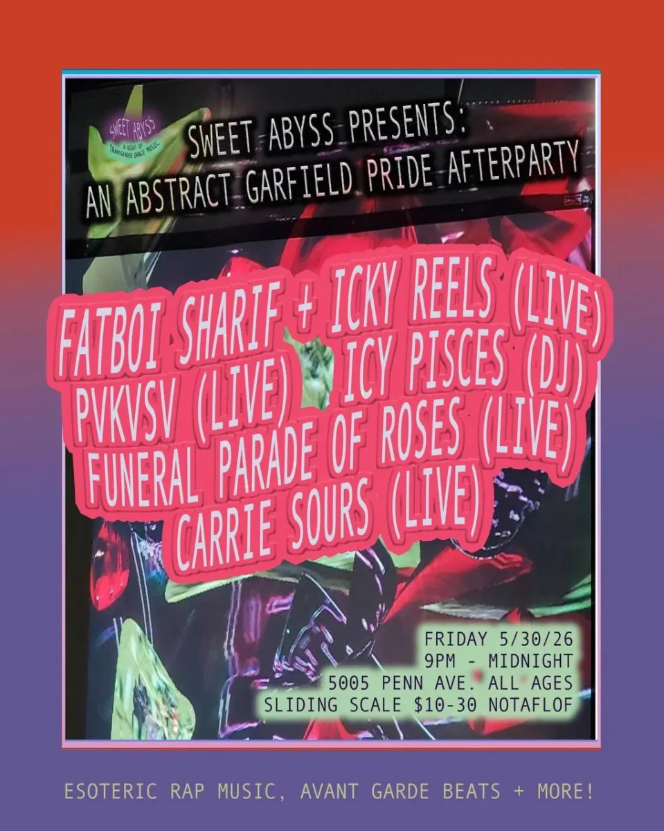 An Abstract Garfield Pride Afterparty w/ Fatboi Sharif & Icky Reels @ Frechard Gallery