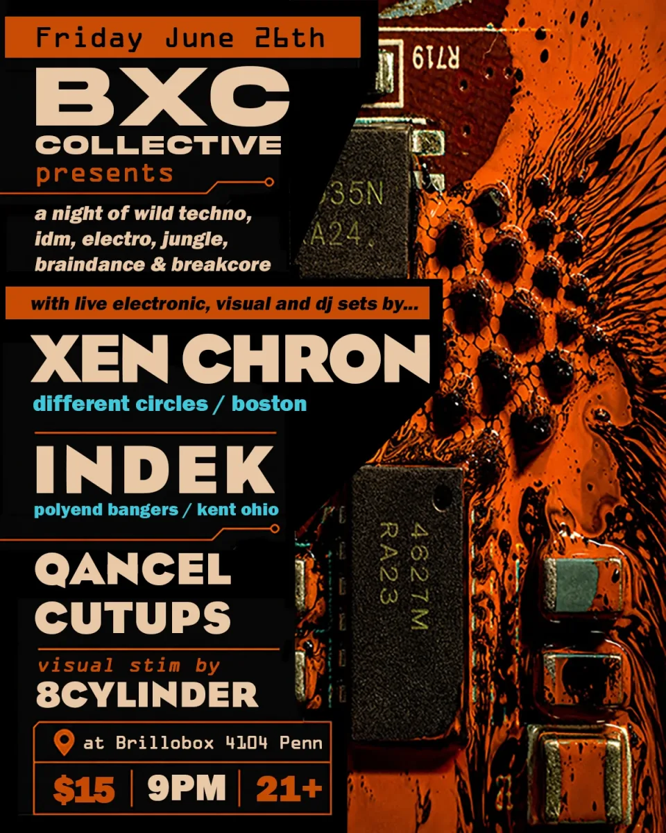Xen Chron, Indek, Qancel, Cutups @ Brillobox
