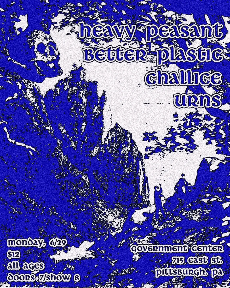 Heavy Peasant, Better Plastic, Challice, Urns @ The Government Center