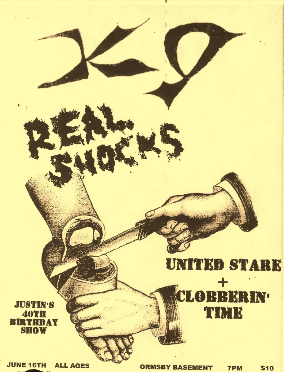Real Shocks / United Stare / Clobberin' Time @ Ormsby Cafe