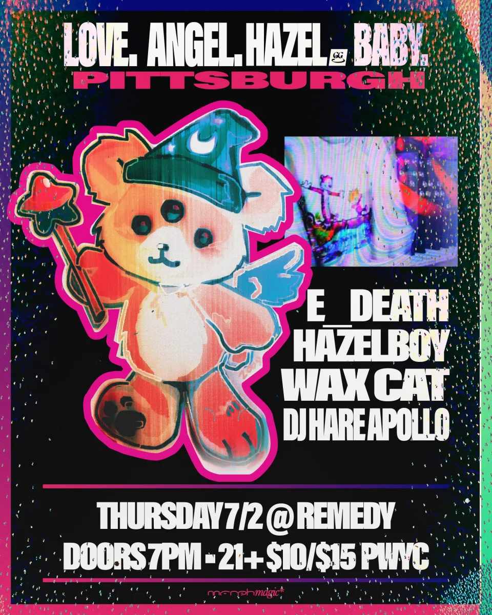 E_DEATH, hazelboy, wax cat & DJ hare Apollo at Remedy @ Remedy