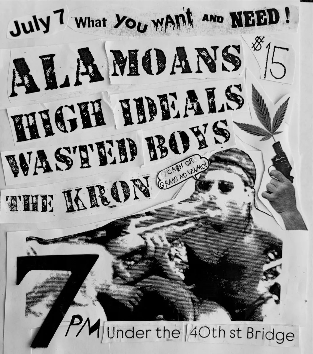 Alamoans, High Ideals, Wasted Boys, The Kron @ 40th Street Bridge Park