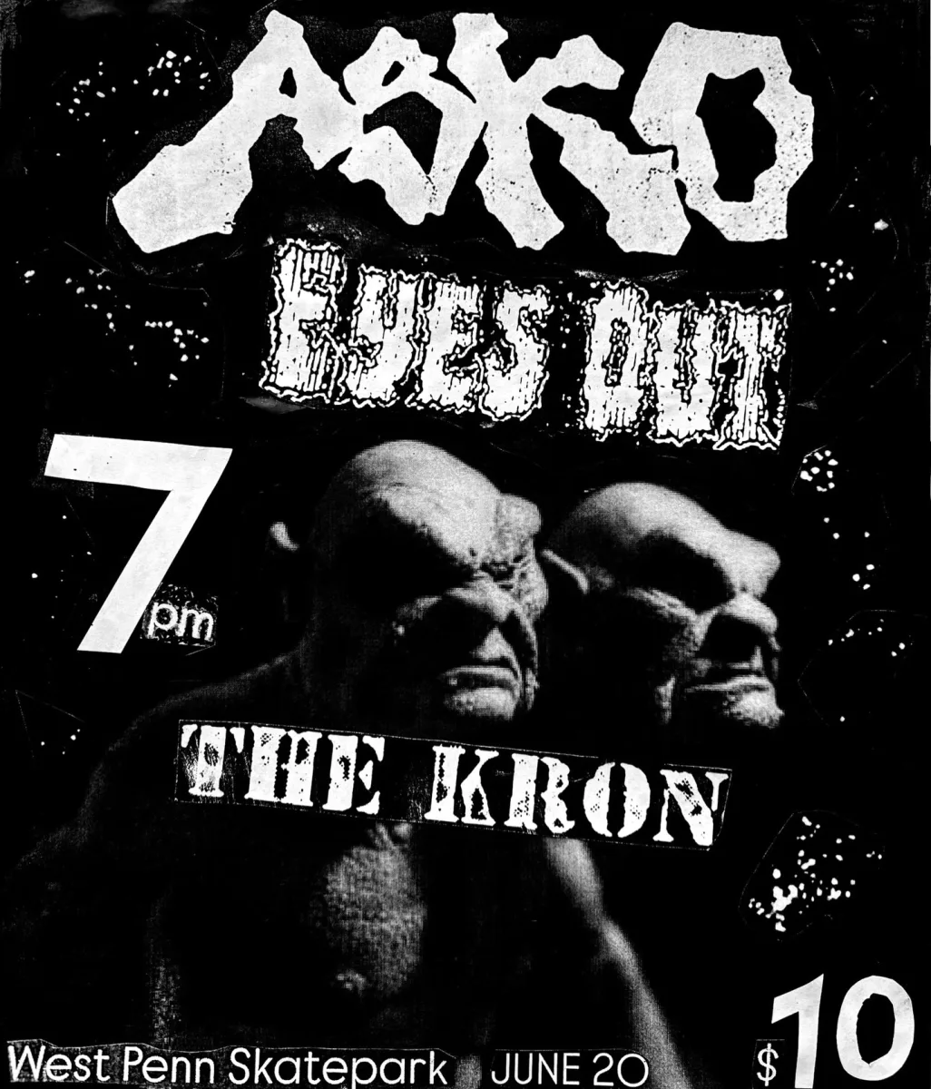 Asko / Eyes Out / The Kron @ West Penn Recreation Center