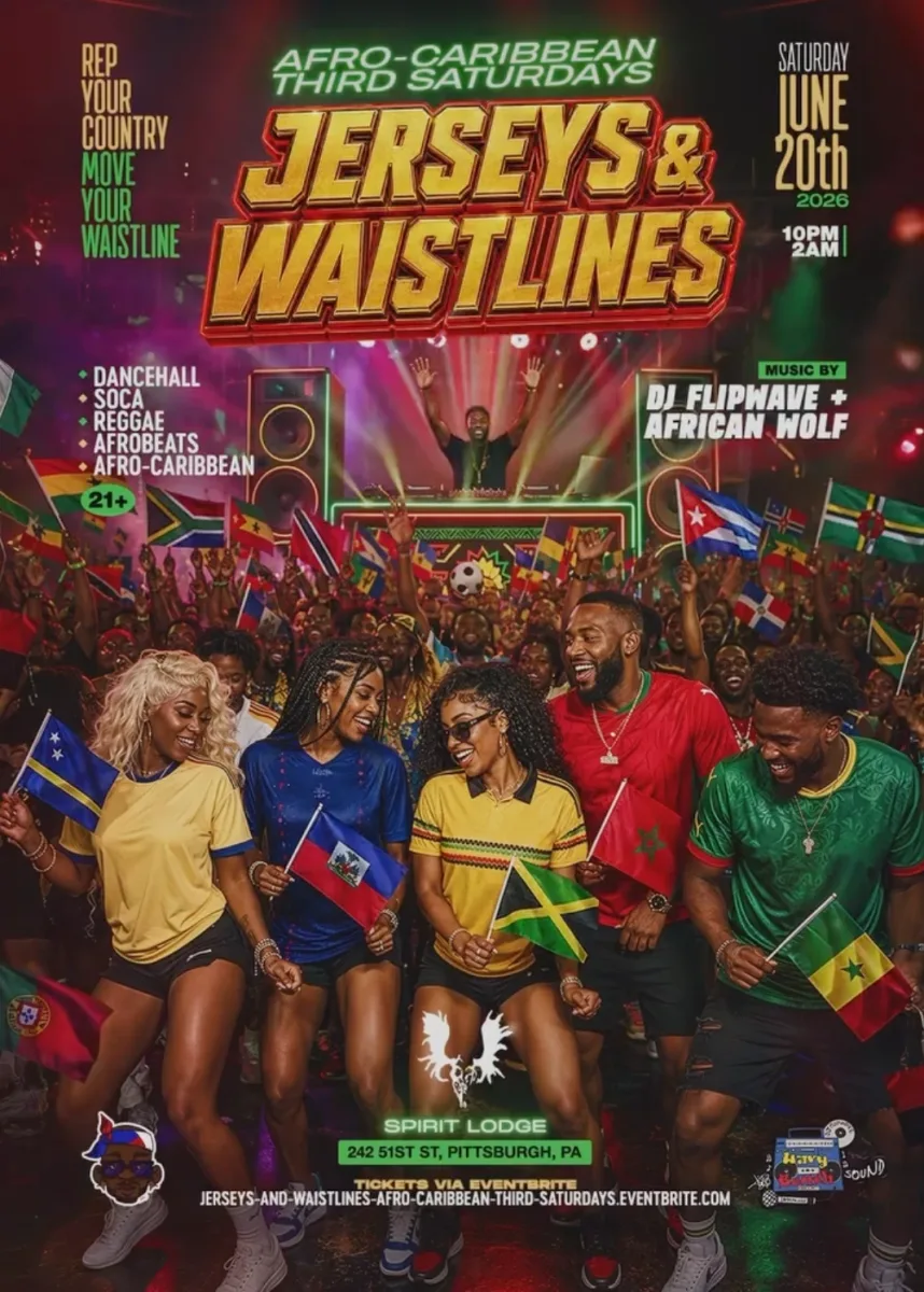 Jerseys & Waistlines: Afro-Caribbean Third Saturdays @ Spirit