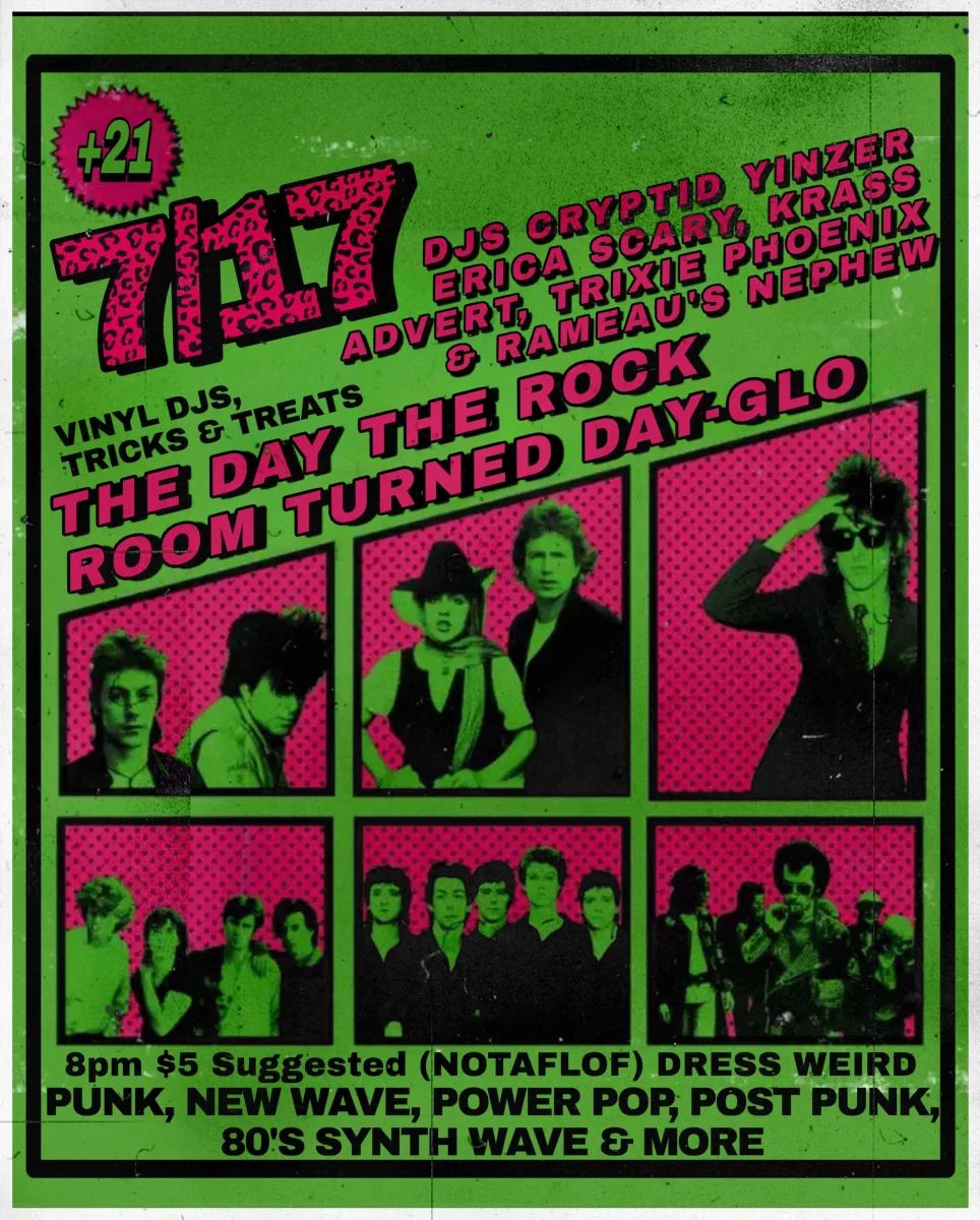The Day The Rock Room Turned Day-Glo @ Rock Room